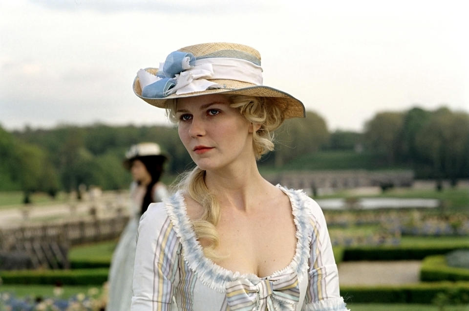 Kirsten Dunst staring offscreen