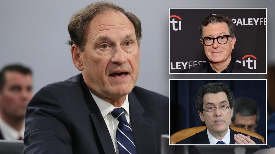 Samuel Alito, Stephen Colbert, Norm Eisen