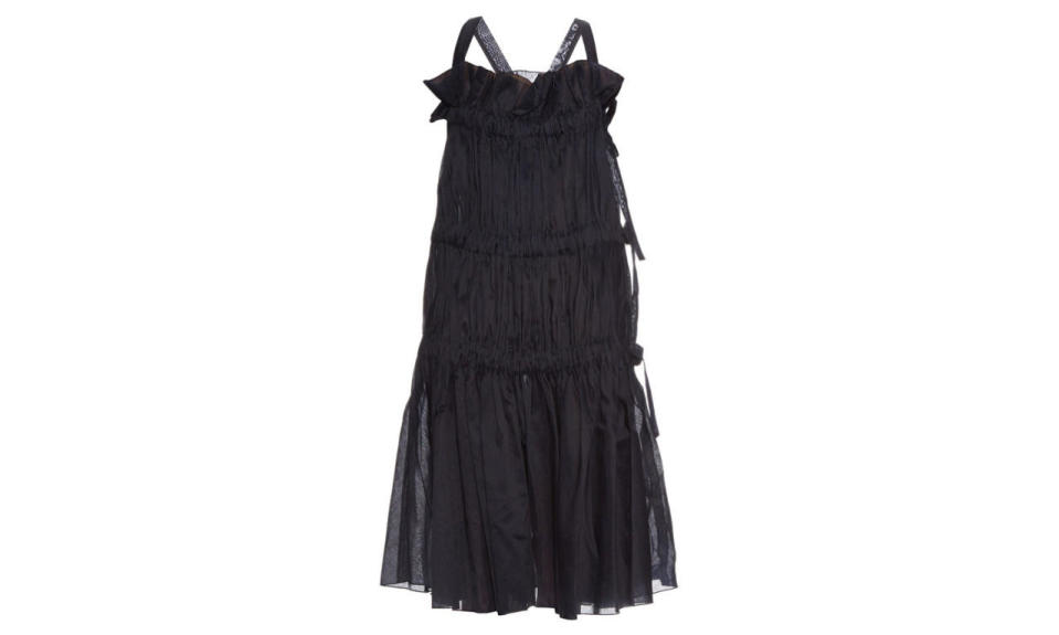 <p>Australian designer Ellery hit the right cord with girls who likes Celiné. This dress is like the love child of Celiné and Junya Watanabe and oh so perfect! </p><p>Ellery Cloudy Peak Voluminous Drawstring Dress, $1637, <a href="http://www.matchesfashion.com/us/products/Ellery-Cloudy-Peak-voluminous-drawstring-dress-1047204" rel="nofollow noopener" target="_blank" data-ylk="slk:Matches Fashion;elm:context_link;itc:0;sec:content-canvas" class="link ">Matches Fashion</a></p>