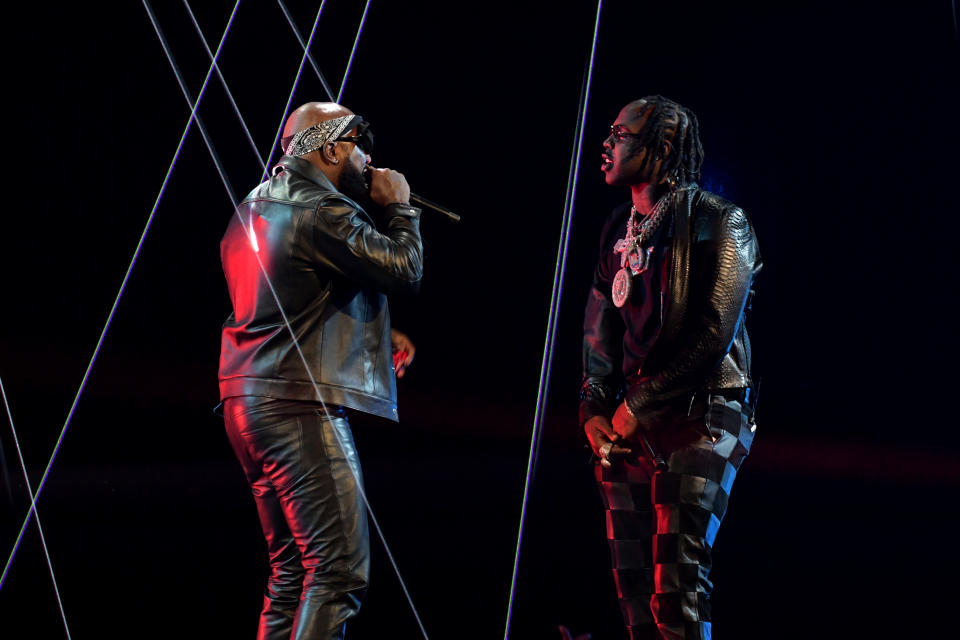 EST Gee and Jeezy performing together during the Hip-Hop Awards