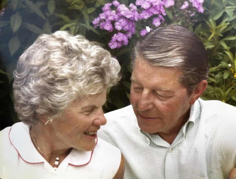 Bobbie and Ward West, who were married 61 years until his death in 2001.