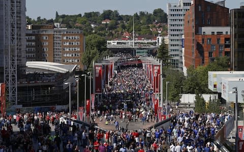 Wembley Way - Credit: AFP