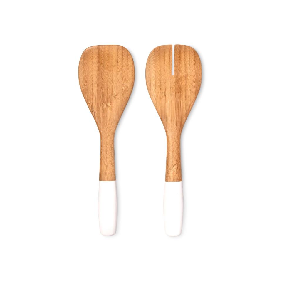 Bamboo salad servers, $19.99