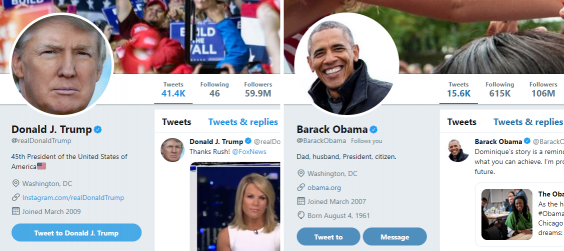 Trump 'repeatedly complains about Obama having more Twitter followers than him'