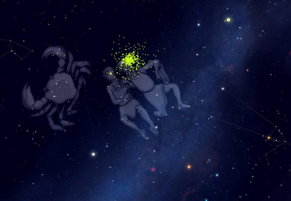 Each December the Geminids meteor showers appear in the night sky. The Geminid meteor shower will be best visible in the northern hemisphere.