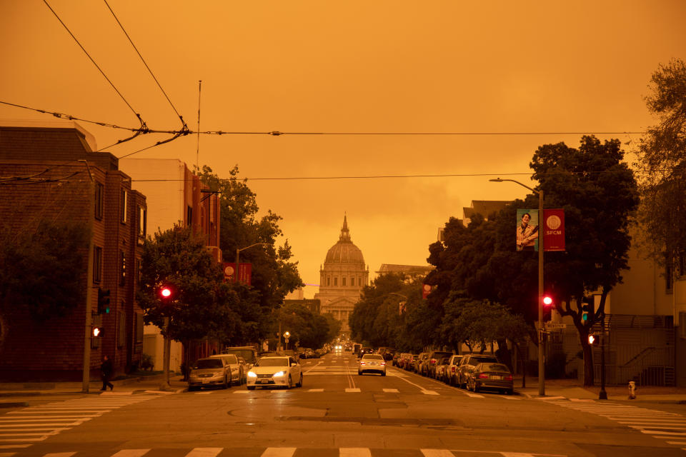 San Francisco, como nunca antes vista debido a los incendios