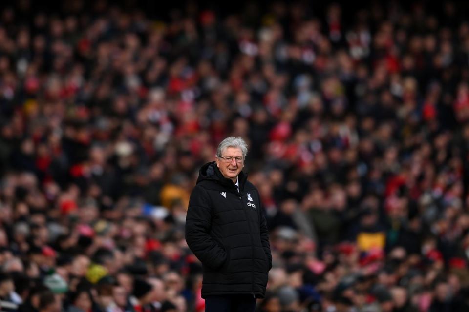 Roy Hodgson is under pressure with fans venting at both coach and board, led by chairman Steve Parish (Getty Images)