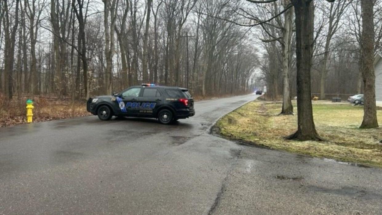Akron police are investigating the circumstances surrounding the deaths of two men whose bodies were found in the woods near Cordova Avenue on Friday morning.