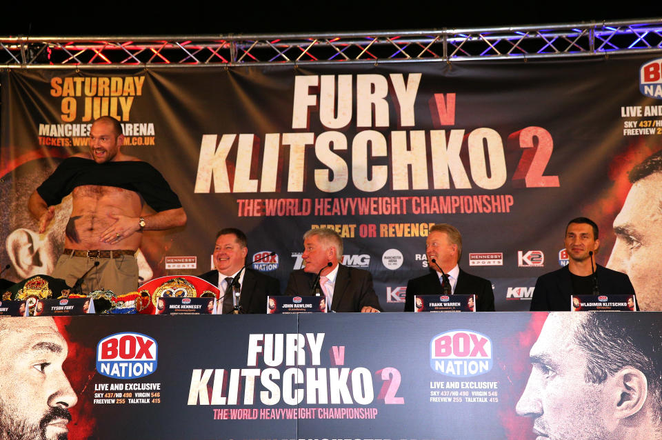 Tyson Fury & Wladimir Klitschko Head to Head Press Conference