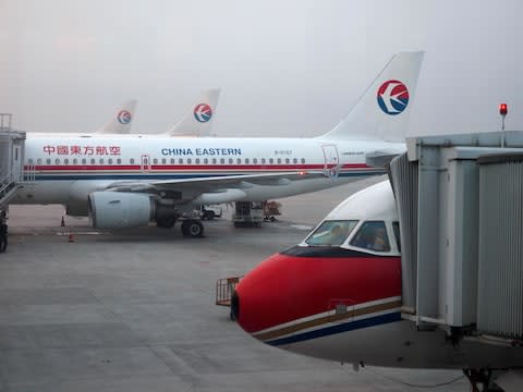 Two China Eastern Airlines planes were involved in the near-miss