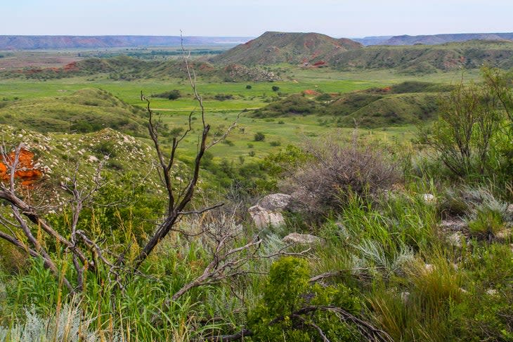 <span class="article__caption">The vast wide open landscape of Alibates Flint Quarries National Monument in Texas</span> (Photo: fdastudillo, Getty)