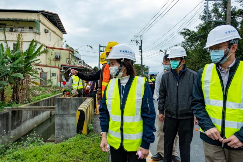 視察宜蘭市南橋路道路改善工程　林姿妙盼七月完工