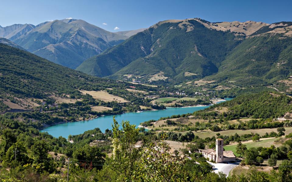 The Sibillini mountians - Credit: AP