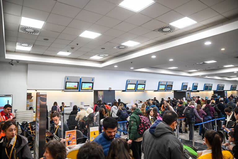 Aeroparque funcionó con normalidad a pesar de la falla de sistemas que se produjo en el mundo