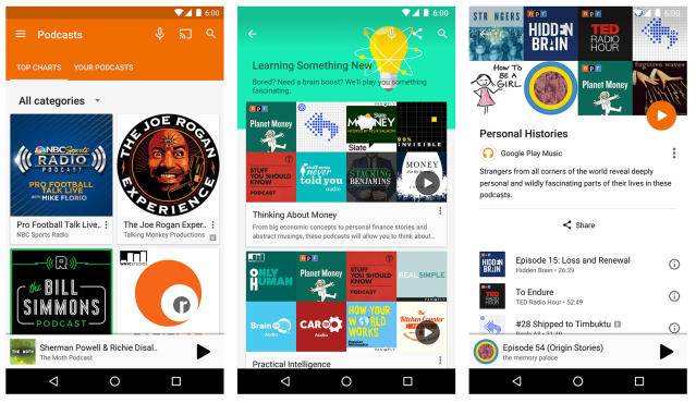 Google Play Música ganha podcasts para usuários do Android