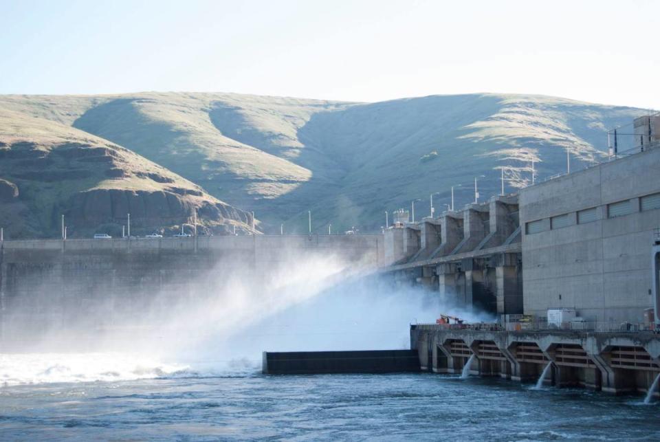 Lower Granite Dam near Pomeroy, Wash., is one of four lower Snake River hydrodams.