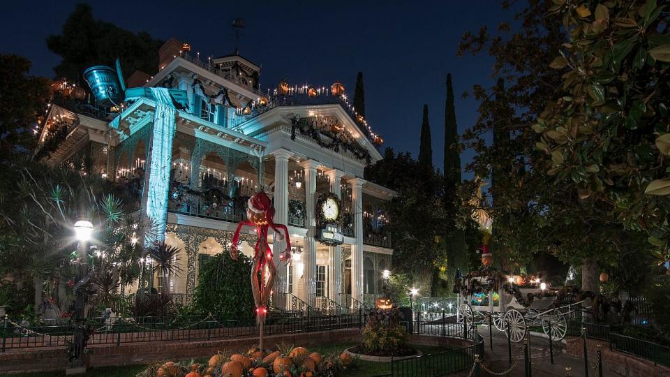Haunted Mansion Holiday exterior