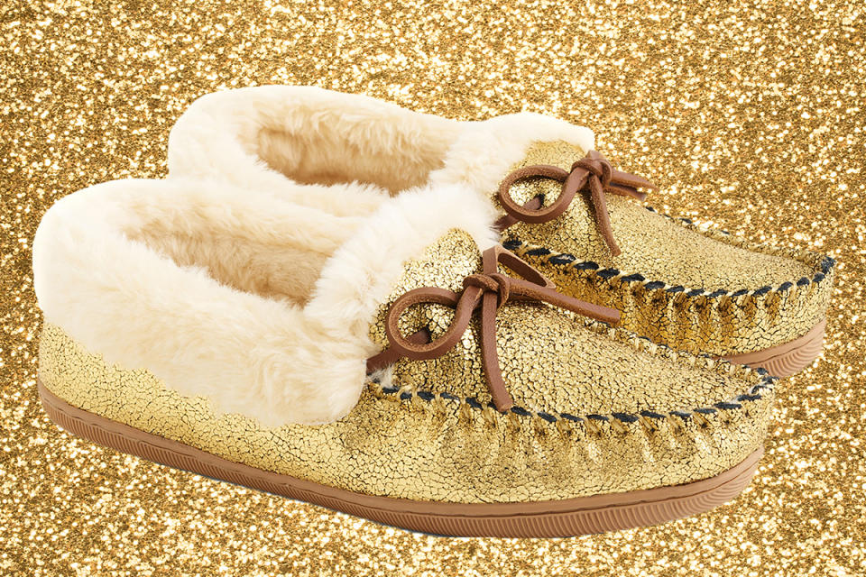 These slippers are sure to turn heads. (Photo illustration: Yahoo Lifestyle; Photo: Nordstrom)