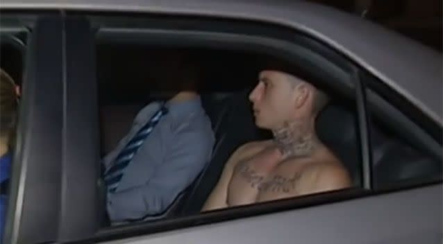 One of six people arrested and charged with murder. Photo: 7 News