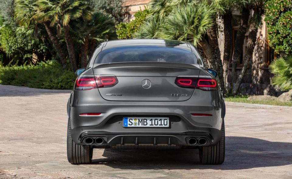 <p>2020 Mercedes-AMG GLC43 coupe</p>