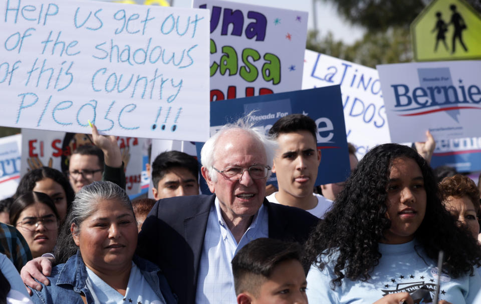 Bernie Sanders se ha convertido en el #1 en las tendencias de la primaria demócrata gracias a su plataforma de amplio progresismo y a su muy dinámico movimiento de base y de recaudación de fondos de pequeños donantes. (Getty Images)