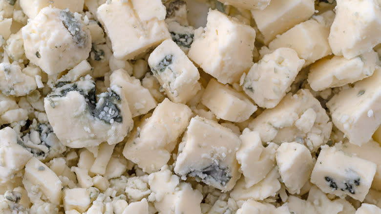 crumbled blue cheese