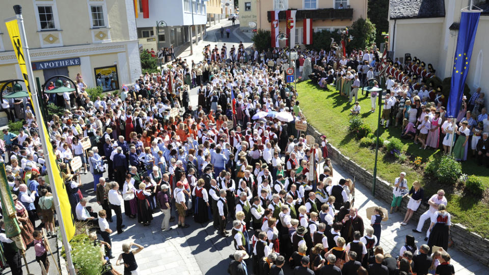 Auftaktveranstaltung auf dem Marktplatz von St. Michael