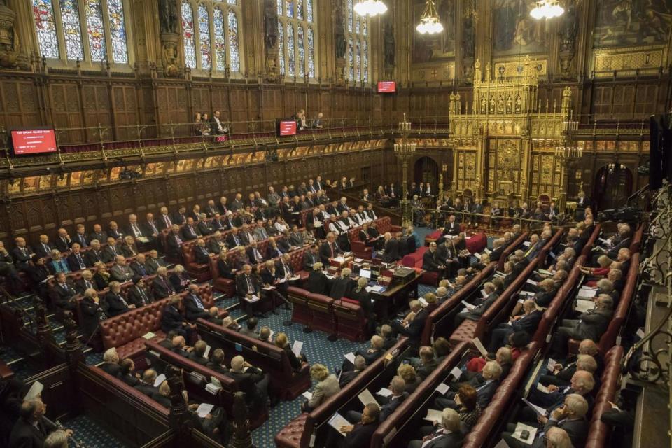 The House of Lords is in revolt over the Bill (PA Wire/PA Images)