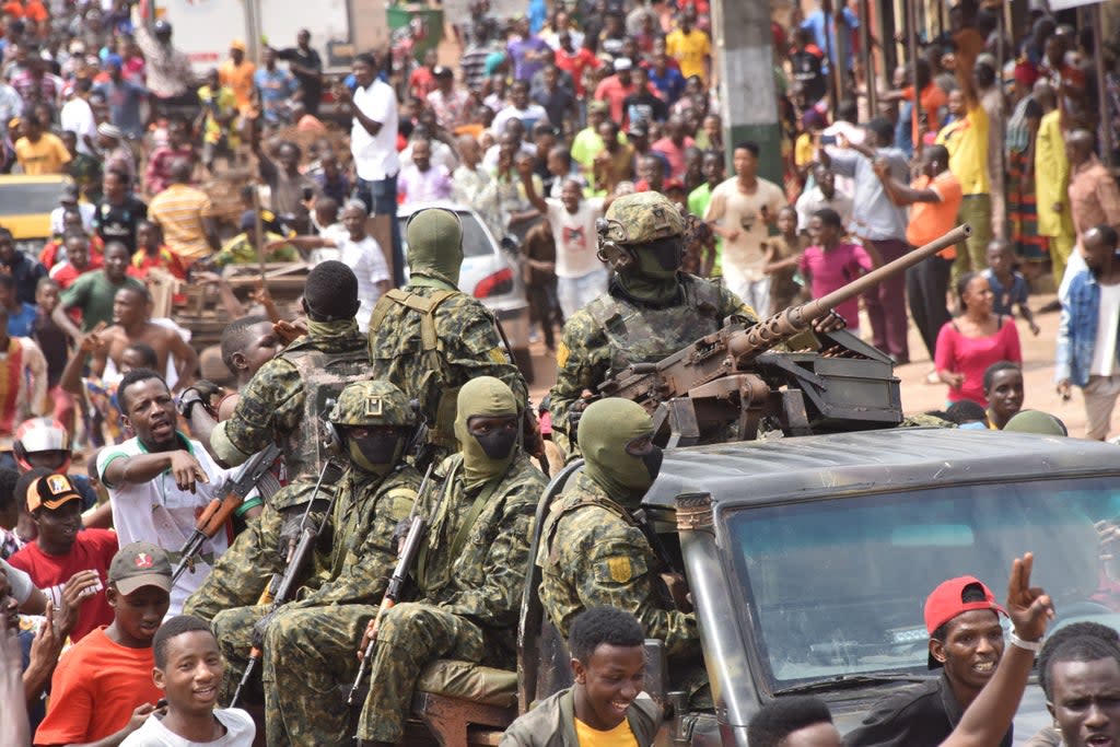 The coup occurred in Guinea just over one week ago  (AFP via Getty Images)