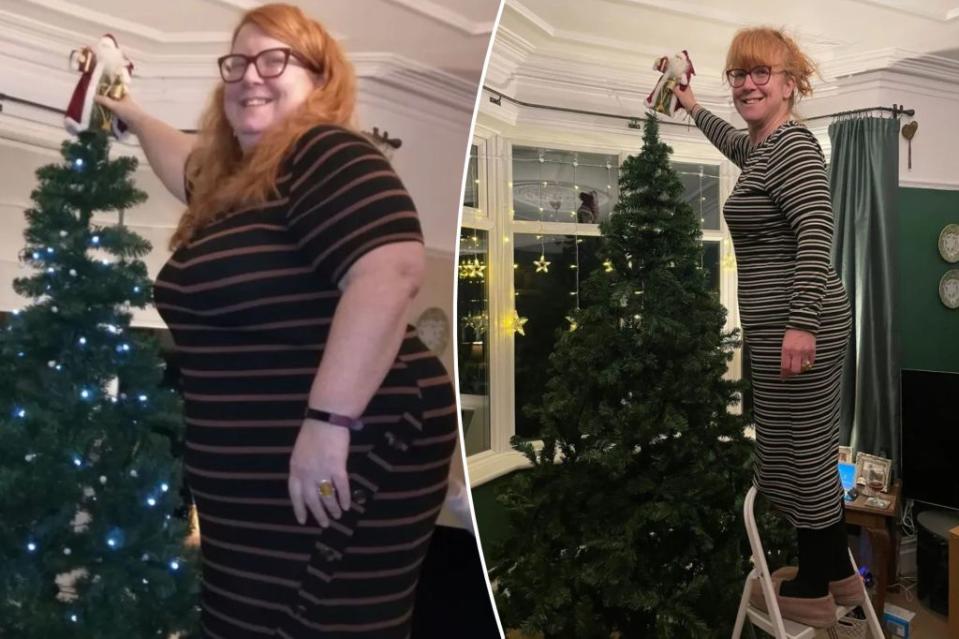 UK mom Verity Bambury said she lost 126 pounds in 13 months. She followed the very low-calorie, controversial Cambridge diet, also known as the 1:1 diet. Verity Bambury / SWNS
