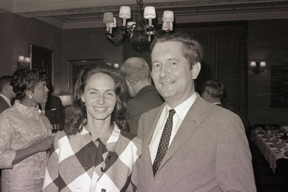 Rose Styron and William Styron In Hartford, CT, May 6, 1968.