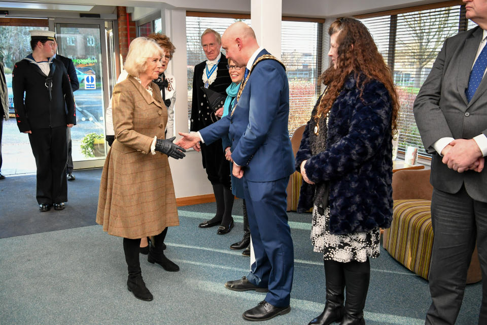 Royal visit to Wroughton