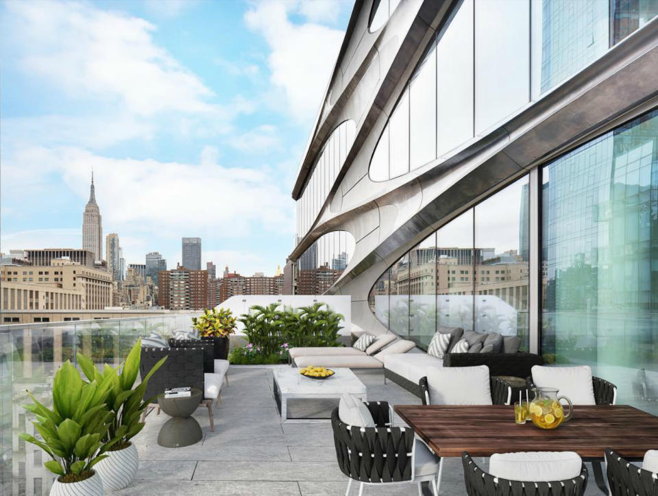 <p>Este exclusivo edificio, que se levanta junto al parque lineal High Line, cuenta con 39 apartamentos, todos ellos por supuesto con todo tipo de lujos. (Foto: Instagram / <a rel="nofollow noopener" href="http://www.instagram.com/520w28/" target="_blank" data-ylk="slk:@520w28;elm:context_link;itc:0;sec:content-canvas" class="link ">@520w28</a>). </p>