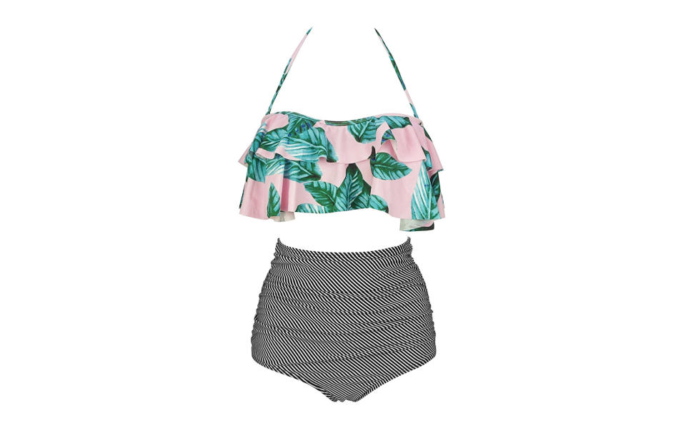 Cocoship Falbala High-waist Bikini