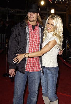 Kid Rock and Pamela Anderson at the LA premiere of Universal's 8 Mile