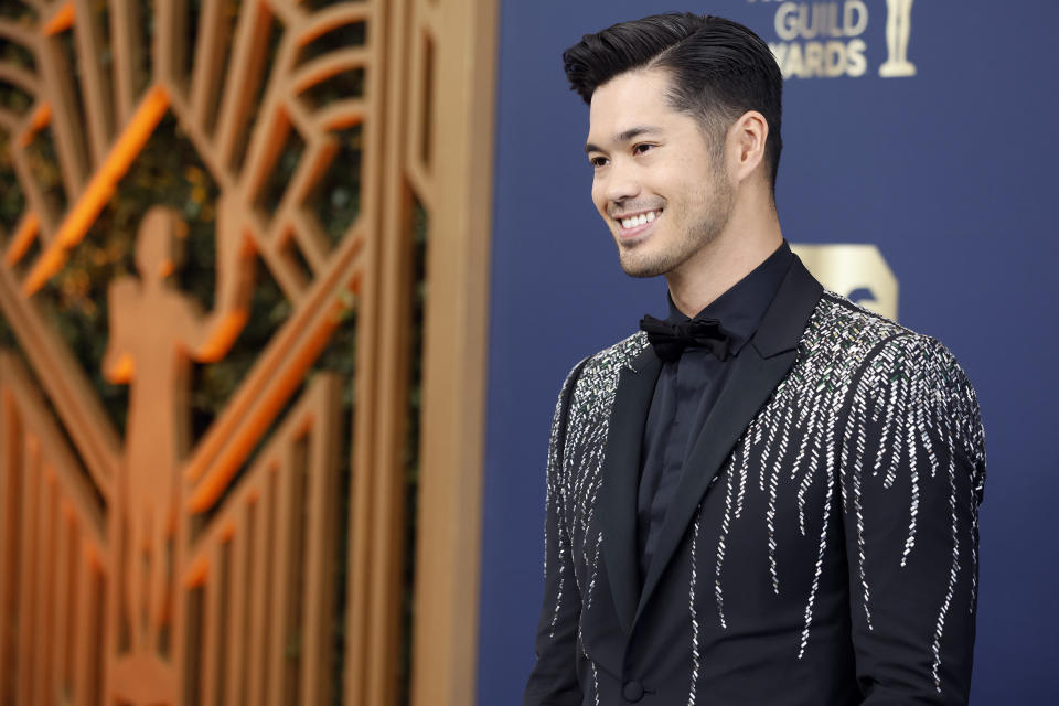 Ross Butler on the red carpet