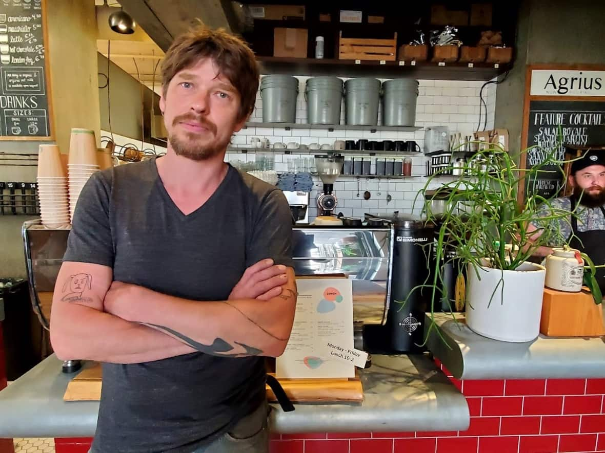 Multiple B.C. restaurant owners, including Cliff Leir of Victoria's Agrius, say they are owed thousands in unpaid revenue by the owners of the delivery app Tutti. (Emily Vance/CBC - image credit)