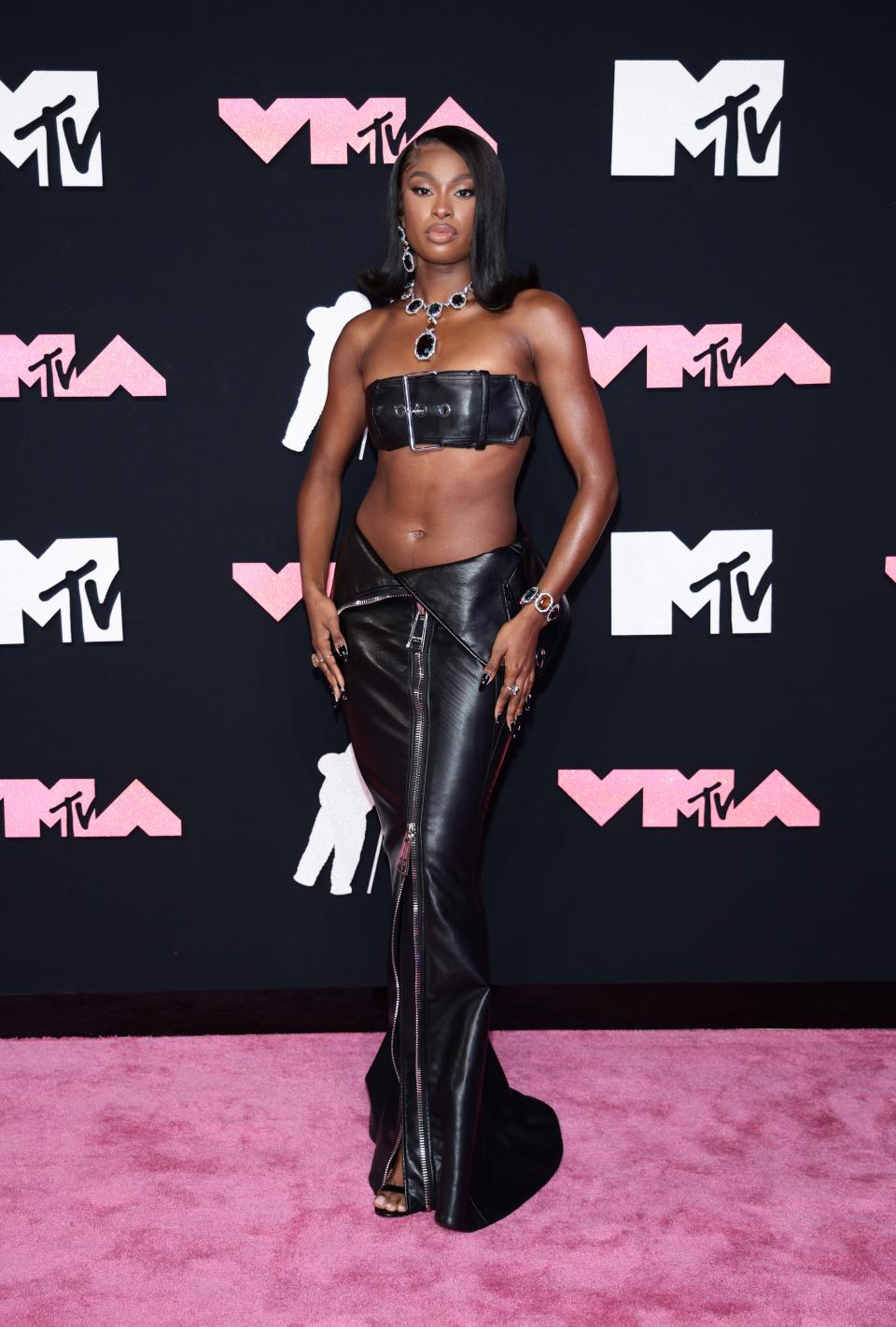 NEWARK, NEW JERSEY - SEPTEMBER 12: Coco Jones attends the 2023 MTV Video Music Awards at the Prudential Center on September 12, 2023 in Newark, New Jersey. (Photo by Dimitrios Kambouris/Getty Images) ORG XMIT: 776018641 ORIG FILE ID: 1676932365