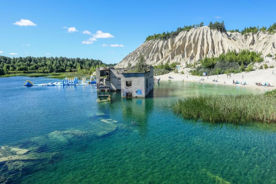 <div class="inline-image__caption"><p>Murru Prison ruins located near the Rummu Quarry in Estonia.</p></div> <div class="inline-image__credit">Michal Fludra/NurPhoto via Getty Images</div>