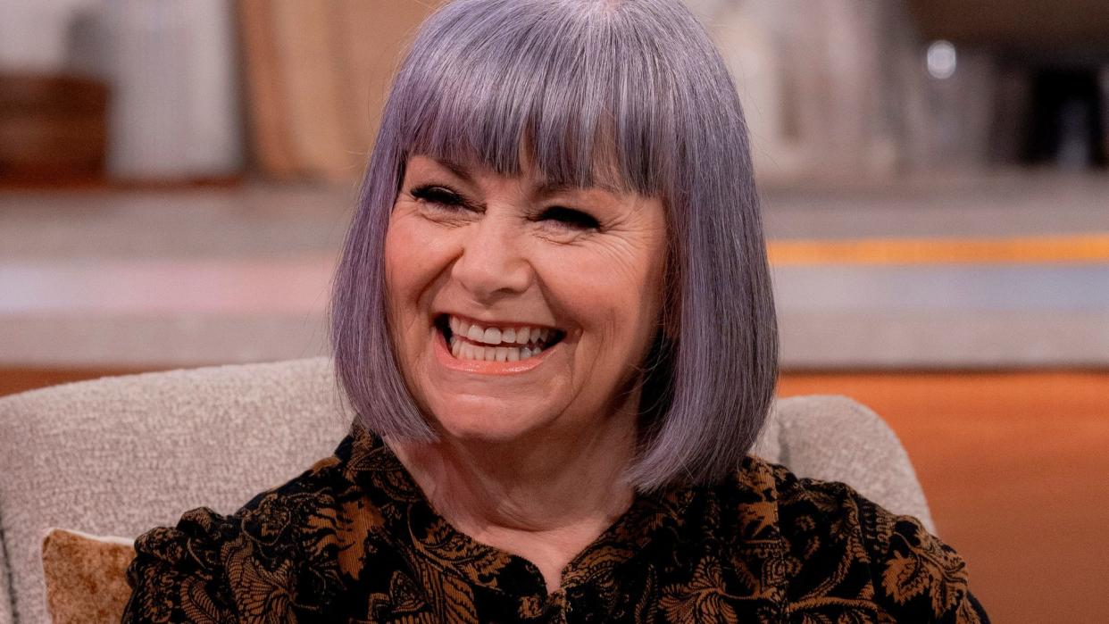 A close-up photo of Dawn French