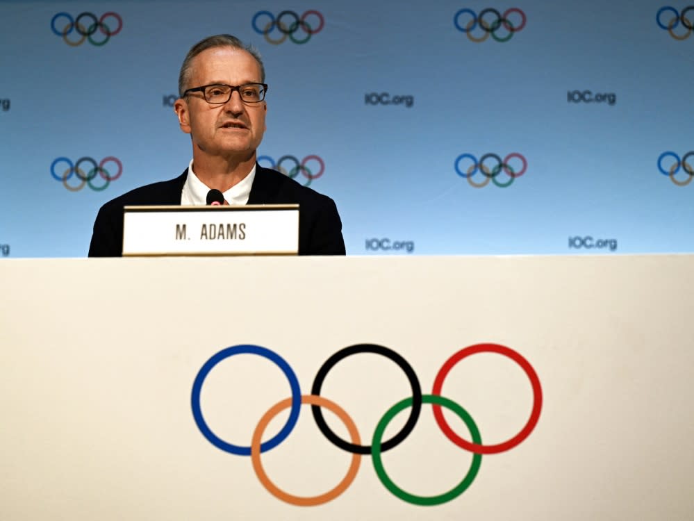 IOC-Sprecher Mark Adams (INDRANIL MUKHERJEE)