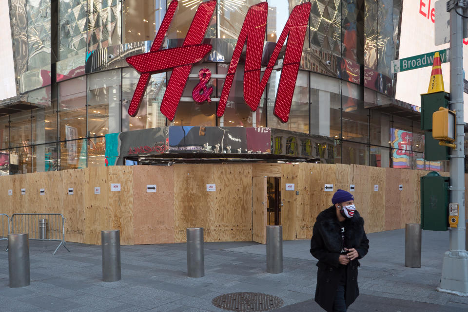 H&M store in Manhattan, New York, US. Photo: Getty