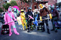 <p>Cosplayers at Comic-Con International on July 19, 2018, in San Diego. (Photo: Tommaso Boddi/Getty Images) </p>