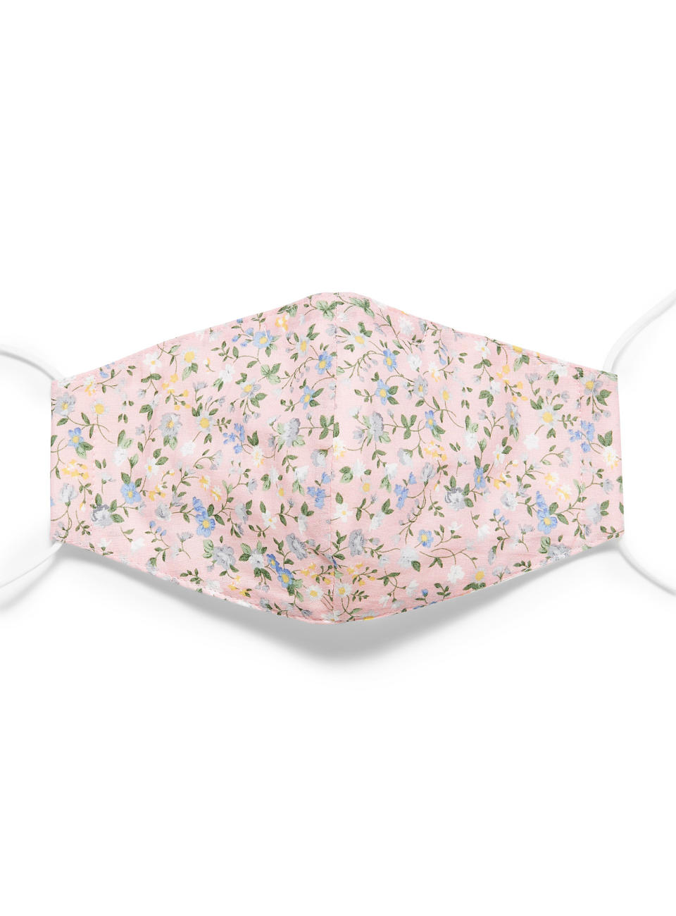 Floral print fabric face mask. Image via Simons.