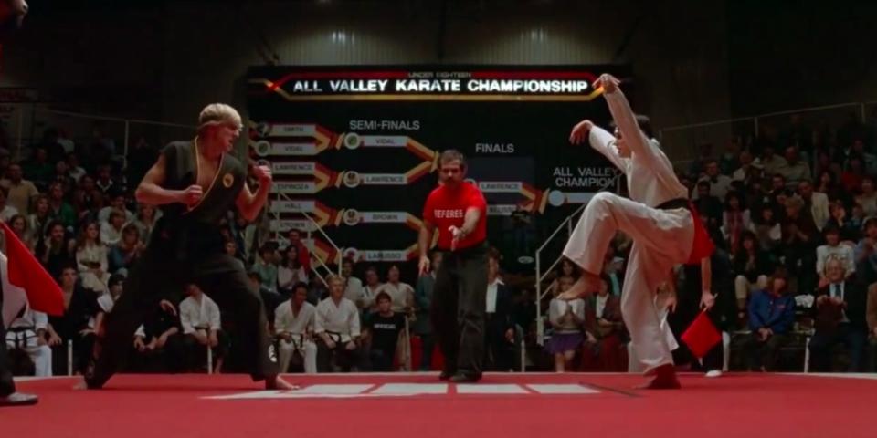 karate kid crane kick