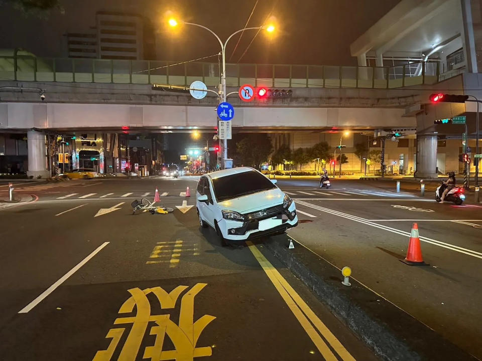 <strong>台中一名婦人輾斃騎Ubike回家的林姓男子。（圖／警方提供）</strong>