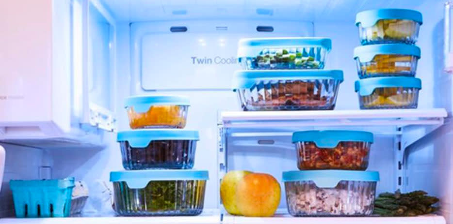 Anchor Hocking TrueSeal 28-pc Glass Food Storage Set & Dry Erase Pen (Photo: HSN)