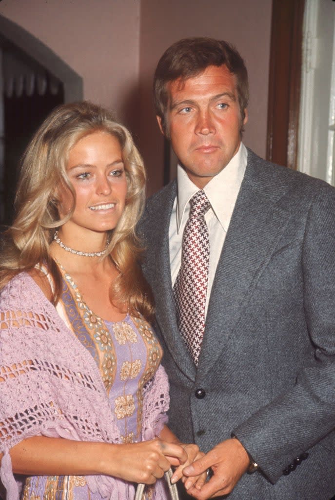 Farrah Fawcett and Lee Majors