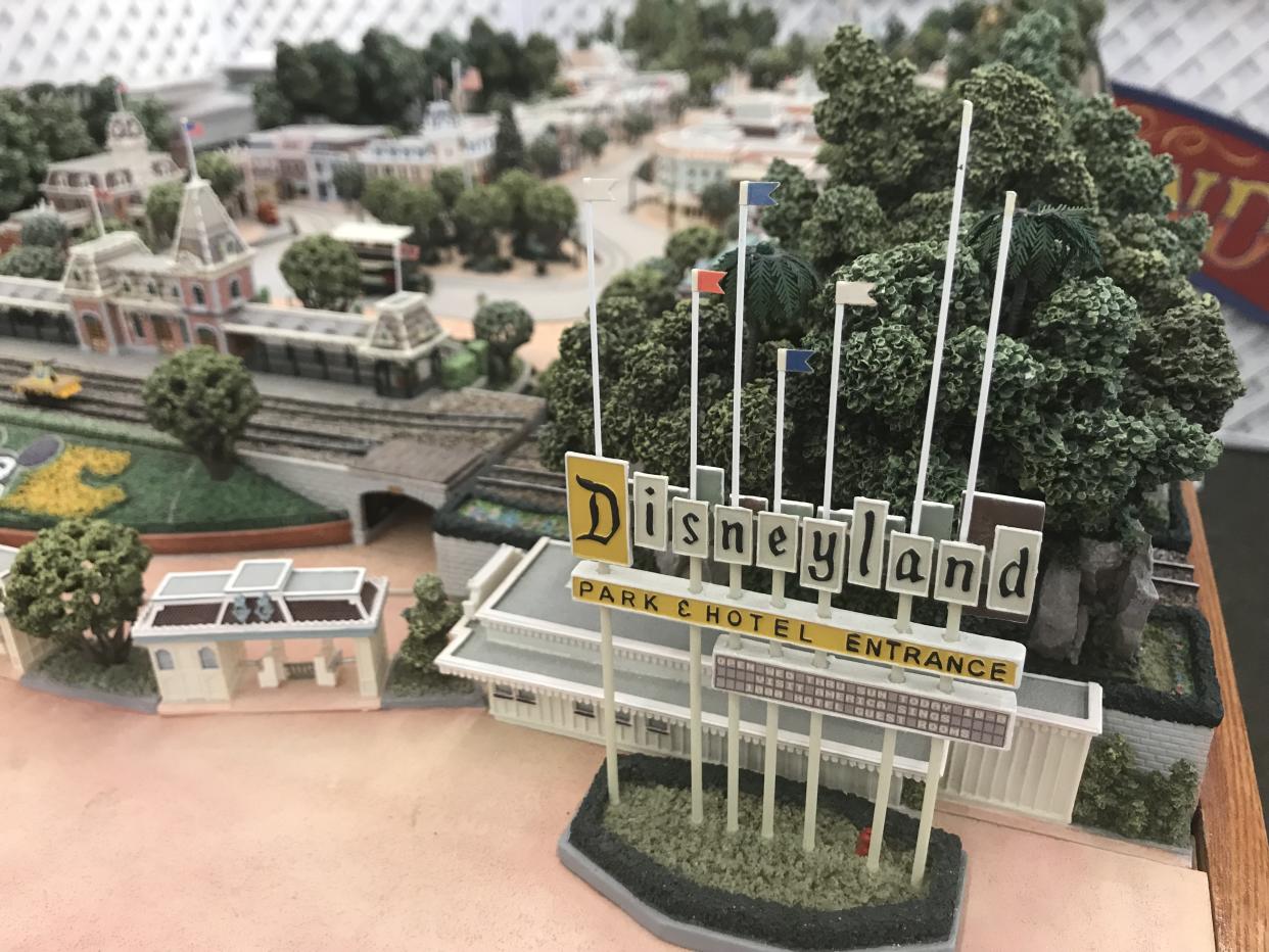 Some rare Disneyland memorabilia is going up for auction. (Photo: Yahoo Entertainment)