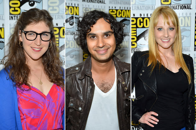 Mayim Bialik, Kunal Nayyar und Melissa Rauch (Bilder: Getty Images)